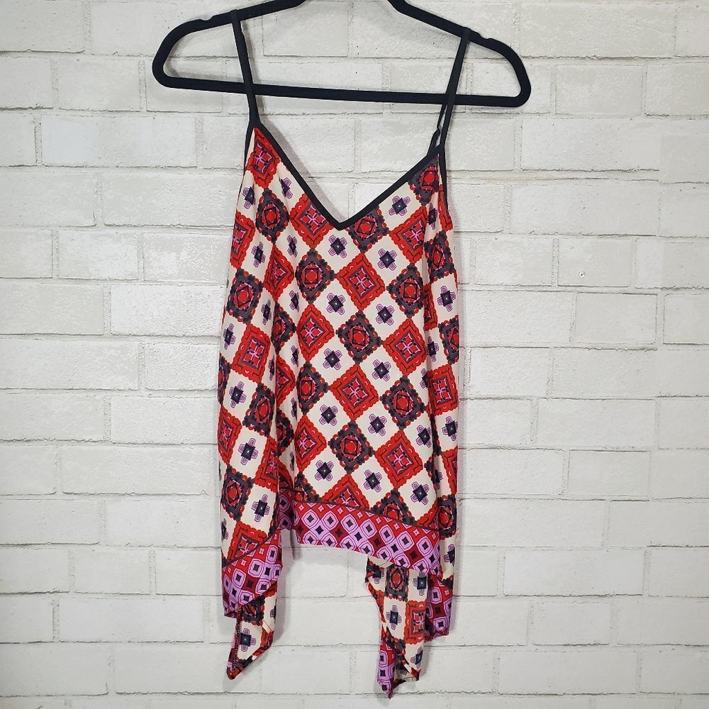 Blue Rain flowy‎ tank top